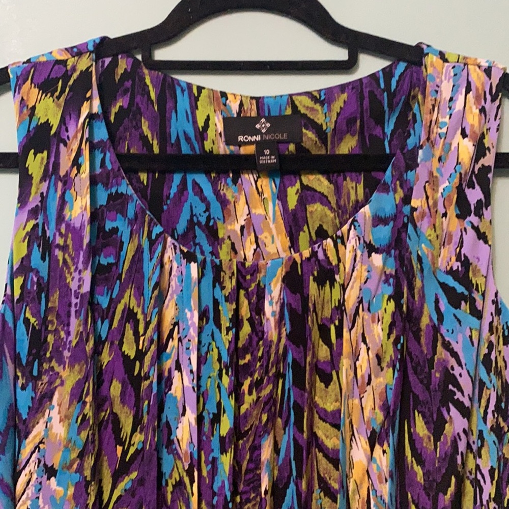 Ronni Nicole Funky Pattern Dress